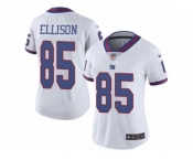 Women's Nike New York Giants #85 Rhett Ellison Limited White Rush NFL Jersey