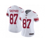Women's Nike New York Giants #87 Sterling Shepard Vapor Untouchable Limited White NFL Jersey