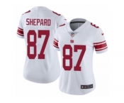 Women's Nike New York Giants #87 Sterling Shepard Vapor Untouchable Limited White NFL Jersey