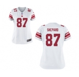 Women's Nike New York Giants #87 Sterling Shepard White NFL Jersey
