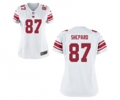 Women's Nike New York Giants #87 Sterling Shepard White NFL Jersey