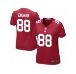 Women's Nike New York Giants #88 Evan Engram Limited Red Alternate NFL Jersey