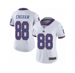 Women's Nike New York Giants #88 Evan Engram Limited White Rush NFL Jersey