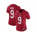 Women's Nike New York Giants #9 Brad Wing Vapor Untouchable Limited Red Alternate NFL Jersey