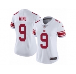 Women's Nike New York Giants #9 Brad Wing Vapor Untouchable Limited White NFL Jersey