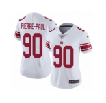 Women's Nike New York Giants #90 Jason Pierre-Paul Vapor Untouchable Limited White NFL Jersey