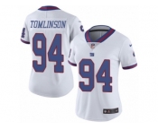 Women's Nike New York Giants #94 Dalvin Tomlinson Limited White Rush NFL Jersey