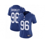 Women's Nike New York Giants #96 Jay Bromley Vapor Untouchable Limited Royal Blue Team Color NFL Jersey