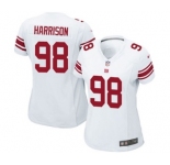 Women's Nike New York Giants #98 Damon Harrison Game White NFL Jersey