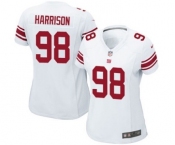 Women's Nike New York Giants #98 Damon Harrison Game White NFL Jersey