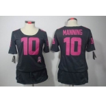 nike women nfl jerseys new york giants #10 manning dk.grey[breast cancer awareness]