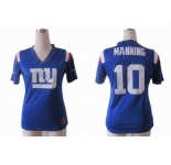 nike women nfl jerseys new york giants #10 manning field flirt fashion blue[nike 2012]