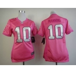 nike women nfl jerseys new york giants #10 manning pink[nike love’s]