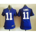 nike women nfl jerseys new york giants #11 stmms blue[nike]