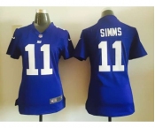 nike women nfl jerseys new york giants #11 stmms blue[nike]