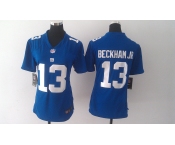 nike women nfl jerseys new york giants #13 beckham jr blue[nike]