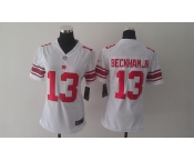 nike women nfl jerseys new york giants #13 beckham jr white[nike]