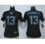 nike women nfl jerseys new york giants #13 bedkhamjr black[nike impact limited]