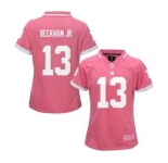 nike women nfl jerseys new york giants #13 bedkhamjr pink[nike 2015]