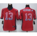 nike women nfl jerseys new york giants #13 bedkhamjr red[Elite drift fashion]