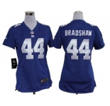 nike women nfl jerseys new york giants #44 bradshaw blue[nike]