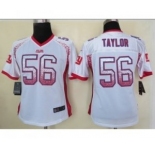 nike women nfl jerseys new york giants #56 lawrence taylor white[Elite drift fashion]