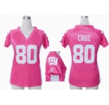 nike women nfl jerseys new york giants #80 cruz pink[draft him ii top]