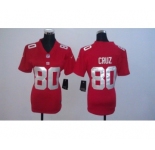 nike women nfl jerseys new york giants #80 cruz red[nike]