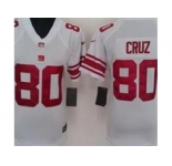 nike women nfl jerseys new york giants #80 cruz white[nike]