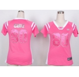 nike women nfl jerseys new york giants #80 victor cruz pink[fashion Rhinestone sequins]