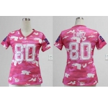 nike women nfl jerseys new york giants #80 victor cruz pink[fashion camo]