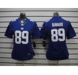 nike women nfl jerseys new york giants #89 bavado blue[nike limited]