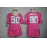 nike women nfl jerseys new york giants #90 pierre.paul pink[breast cancer awareness]