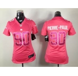 nike women nfl jerseys new york giants #90 pierre.paul pink[nike]