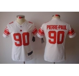 nike women nfl jerseys new york giants #90 pierre.paul white[nike limited]