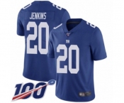 Youth New York Giants #20 Janoris Jenkins Royal Blue Team Color Vapor Untouchable Limited Player 100th Season Football Jersey