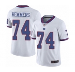Youth New York Giants #74 Mike Remmers Limited White Rush Vapor Untouchable Football Jersey