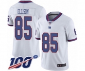 Youth New York Giants #85 Rhett Ellison Limited White Rush Vapor Untouchable 100th Season Football Jersey