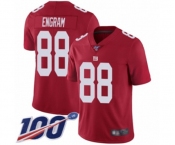 Youth New York Giants #88 Evan Engram Red Limited Red Inverted Legend 100th Season Football Jersey