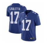Youth Nike New York Giants #17 Kyle Lauletta Royal Blue Team Color Vapor Untouchable Limited Player NFL Jersey