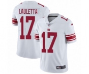 Youth Nike New York Giants #17 Kyle Lauletta White Vapor Untouchable Elite Player NFL Jersey