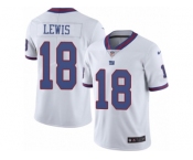 Youth Nike New York Giants #18 Roger Lewis Limited White Rush Vapor Untouchable NFL Jersey