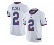 Youth Nike New York Giants #2 Aldrick Rosas Limited White Rush Vapor Untouchable NFL Jersey