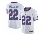 Youth Nike New York Giants #22 Wayne Gallman Limited White Rush Vapor Untouchable NFL Jersey