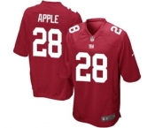 Youth Nike New York Giants #28 Eli Apple Game Red Alternate NFL Jersey