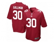 Youth Nike New York Giants #30 Wayne Gallman Game Red Alternate NFL Jersey