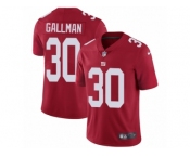 Youth Nike New York Giants #30 Wayne Gallman Vapor Untouchable Limited Red Alternate NFL Jersey