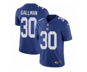 Youth Nike New York Giants #30 Wayne Gallman Vapor Untouchable Limited Royal Blue Team Color NFL Jersey