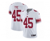 Youth Nike New York Giants #45 Will Tye Vapor Untouchable Limited White NFL Jersey