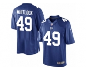 Youth Nike New York Giants #49 Nikita Whitlock Limited Royal Blue Team Color NFL Jersey